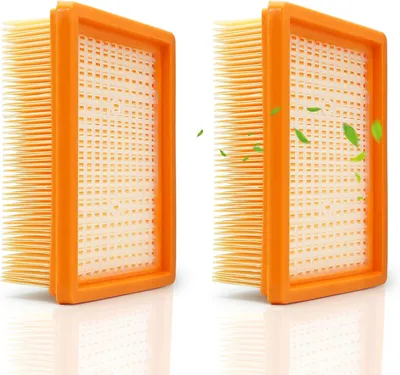 Produktbild von 2 Stück Staubsauger Filter Kompatibel mit Kärcher WD4/WD5/WD6/MV4/MV5/MV6, Wiederverwendbarer Flachfaltenfilter Ersatz, Passend für Kärcher Filter Nass- und Trockensauger