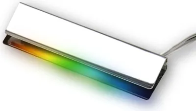 Image de kalb | Clip d'extension LED RGB Éclairage de bordure en verre Clip Verre