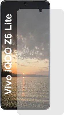 Zdjęcie produktu dla Vivo iQOO Z6 Lite - 2x krystalicznie czysty ochraniacz ekranu premium - folia ochronna