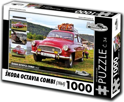 Obrázok produktu pre RETRO-AUTA puzzle č. 34 'koda Octavia Combi (1964) 1000 dielikov