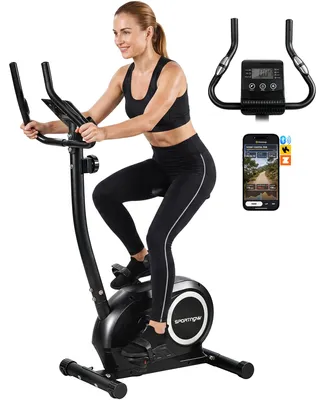 Produktbild von SPORTNOW Heimtrainer Fahrrad Höhenverstellbar Hometrainer mit Magnetwiderstand