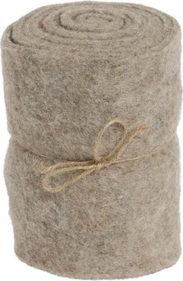 Produktbild von POSIWIO Deko - Streifen Hellbraun 15 cm x 2 Meter - Polyester