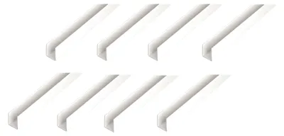 Immagine prodotto di Profilo a U Alberts, alluminio, bianco, dimensioni 20 x 21 x 20 x 1 mm, lunghezza 1 metro