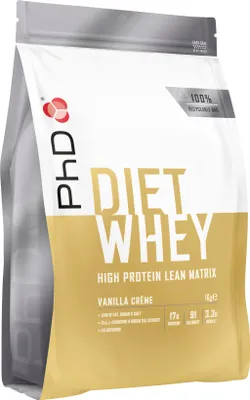 Produktbild von Diet Whey Proteinpulver, Vanille, 1000 g