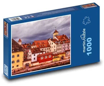 Obrázok produktu pre Puzzle 1000 Historické centrum Regensburgu - martinpuzzle