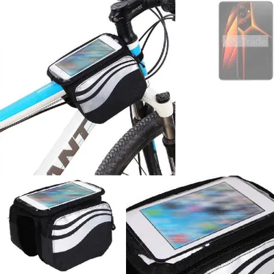 Produktbild von K-S-Trade Rahmentasche Fahrrad-Halterung kompatibel mit Tecno Pova 4 Pro Rahmenhalterung Fahrrad Handyhalterung Fahrradtasche Handy Smartphone