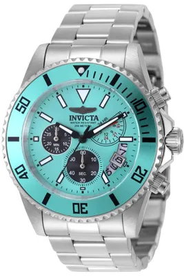Obrázok produktu pre Invicta Pro Diver 51123 Pánske Hodinky - Quartz Hnutie - Nerezová Oceľ s Modrým Ciferníkom - 44 mm