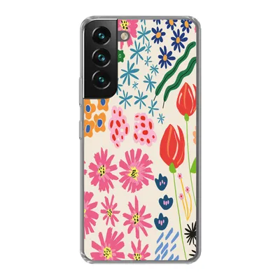 Produktbild von MuchoWow® Handyhülle Schutzhülle Hülle für Samsung Galaxy S22 Blumen - Gestaltung - Tulpe Silikon Softcase Handy Hülle - Mobiltelefonhülle