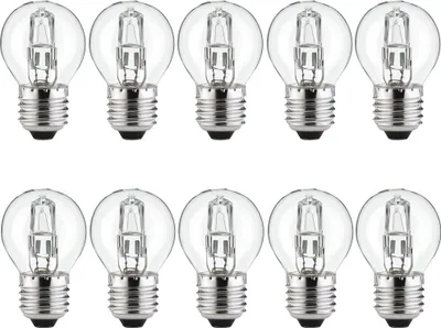 Produktbild von 10 x Luminizer  Halogen Tropfen 28W fast 40W E27 klar warmweiß dimmbar