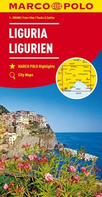 Zdjęcie produktu dla MARCO POLO, mapa Włoch, region Liguria, skala 1:200 000