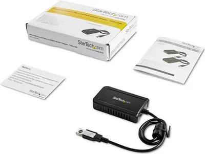 Produktbild von StarTech.com USB auf VGA Video Adapter - Externe Multi Monitor Grafikkarte - 1920x1200 - 1920 x 1200 dpi Auflösung - 1 x VGA - PC