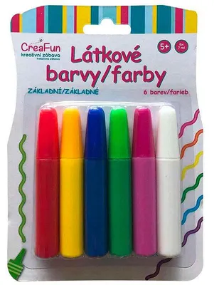 Immagine prodotto di Colori per tessuti - Set di colori base, 6 pezzi (42 ml)