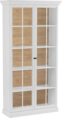 Produktbild von Kondela Zweitürige Vitrine Locca W2D - weiß