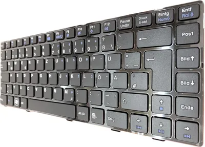 Produktbild von DEUTSCHE - Schwarz Tastatur Keyboard Kompatibel für Model: MP-11A66D0-5284