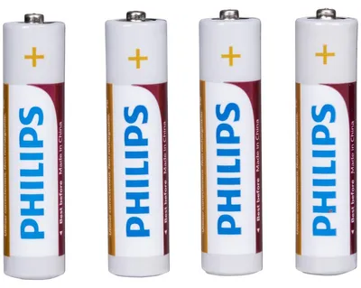 Produktbild von Philips LongLife Akku R03L4F/10, Einwegbatterie, AAA, Zink-Karbon, 1,5 V, 4 Stück(e), 3 Jahr(e)