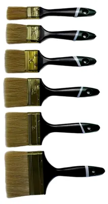 Produktbild von Lackpinsel Pinsel 36 tlg Set Profi Flachpinsel 25/38/50/63/75/100 mm je 6