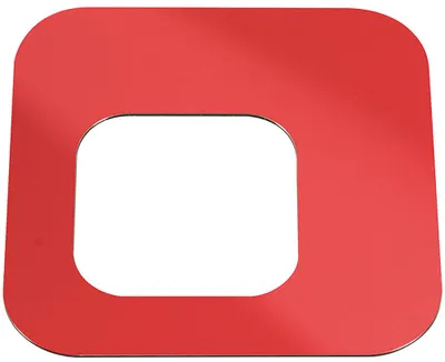 Produktbild von TKG Pure Mülleimer Deckel weiß, rot
