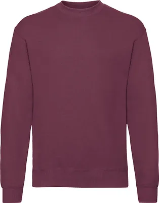 Produktbild von Fruit of the Loom 62-202-0 | Classic Set-in Sweatshirt | Pullover - Farbe: Burgundy - Größe: L