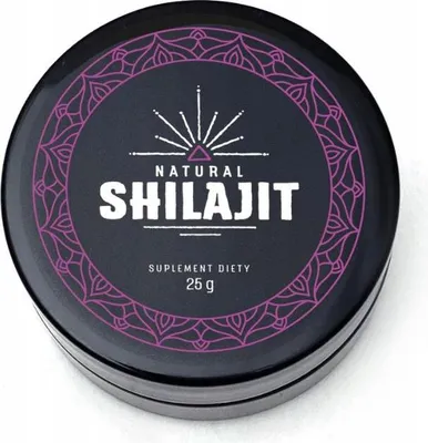 Produktbild von Shilajit Himalaya PREMIUM - Original Himalaya Mumijo - Harz Paste 100% - Ergänzung - Verpackung 25g