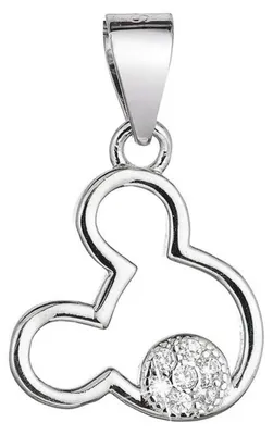 Obrázek produktu pro Stříbrný přívěsek Mickey Mouse se zirkonem 14012.1