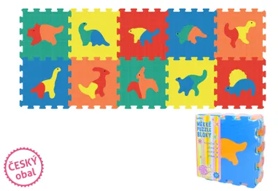 Produktbild von Weiche Puzzleblöcke DINO 32 cm