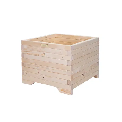 Obrázok produktu pre Greenspot Drevený Kvetináč - 50x50cm Priehľadný