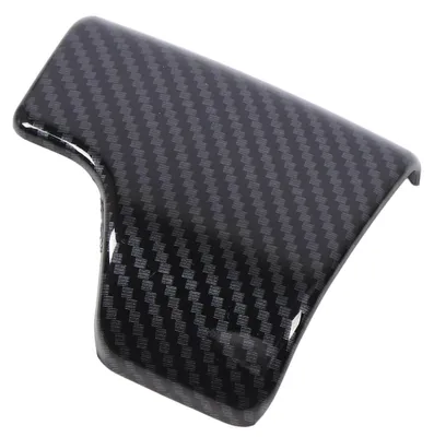 Imagen del producto de Cubierta para el mando de cambios con diseño de fibra de carbono: resistente a los arañazos, fácil de instalar, pieza de repuesto para D-Max (2023-2024)
