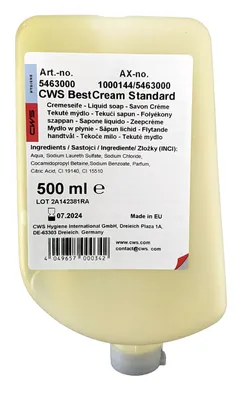 Obrázek produktu pro 12x CWS 137002204 BestCream tekuté mýdlo s citrusovou vůní 500 ml