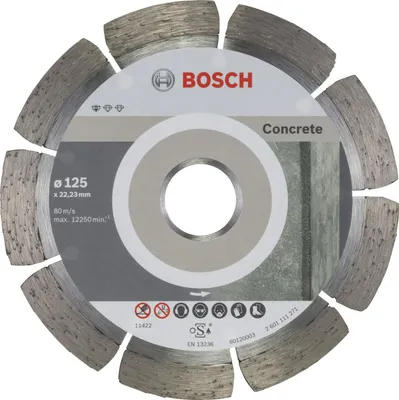 Zdjęcie produktu dla Bosch 2 608 603 240, Beton, 12,5 cm, 2,22 cm, 1,6 mm, 1 szt.