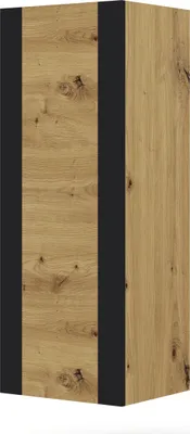 Zdjęcie produktu dla Szafka wisząca MONDI 125 cm Szafka wisząca Półki Szafka Artisan dąb / czarny