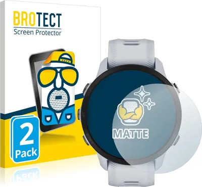 Produktbild von 2x BROTECT Schutzfolie für Garmin Forerunner 955 Displayschutz Displayschutzfolie Folie Matt Entspiegelungsfolie