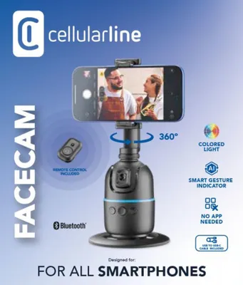 Produktbild von Bluetooth Halter Facecam Black (61146)