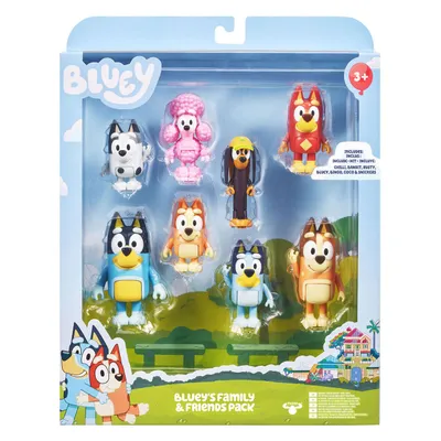 Obrázok produktu pre Moose Bluey Rodina Sada 8 figurek