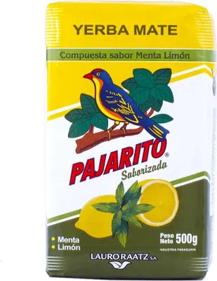 Produktbild von Mate Tee Pajarito Menta Limon 500g