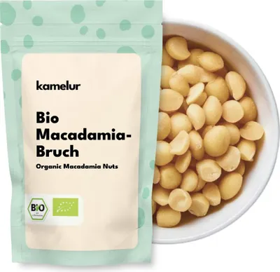 Produktbild von Kamelur® Bio Macadamia Bruch 1kg
