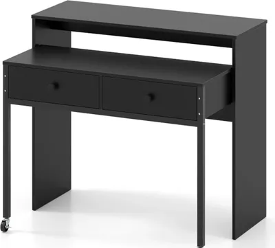 Zdjęcie produktu dla Wysuwane biurko CB10920DK, 100 x 63 x 88 cm, czarne