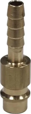 Produktbild von Druckluftkupplung, Druckluft Stecker, 6mm Schlauchtülle, Messing Kupplung