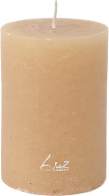 Produktbild von Rasteli Luz Your Senses Stump Kerze Creme-Latte D 7 cm H 10 cm Sonderangebot pro 2 Stück