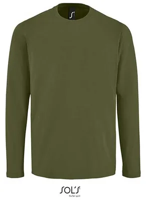 Produktbild von SOLs 02074 | Herren Long-Sleeve T-Shirt Imperial - Farbe: Dark Khaki - Größe: XL