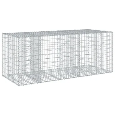 Obrázok produktu pre vidaXL Gabión s vekom 250x100x100 cm Pozinkované železo