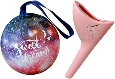 Produktbild von Famanu Urinal für Frauen - Hygienisch und Praktisch - Rosa