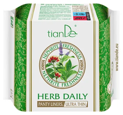 Produktbild von Tiande Nefrytowa Świeżość Superdünne pflanzliche Damenbinden 25 Stück 61921