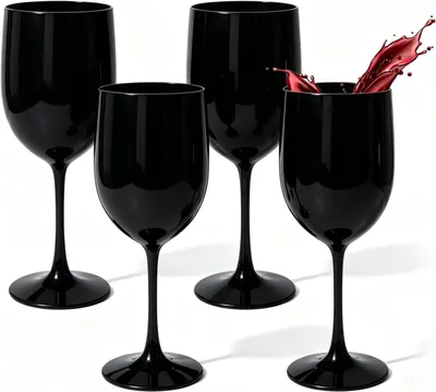 Imagen del producto de Vasos de plástico irrompibles, 480 ml, juego de 4 unidades, ideales para celebraciones