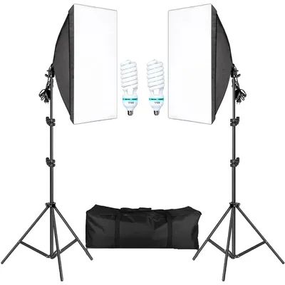 Obrázok produktu pre Sady fotografického osvetlenia softbox, profesionálne kontinuálne osvetlenie, fotografické štúdio