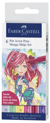 Produktbild von FABER-CASTELL Tuschest. Pitt Artist Pen Manga Shôjo 6x