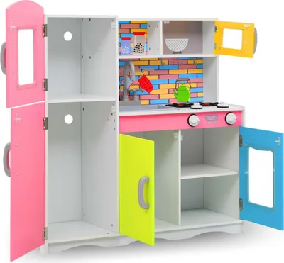 Obrázok produktu pre vidaXL Detská kuchynka na hranie MDF 80 x 30 x 85 cm Viacfarebné