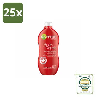Image de 25 x Lotion réparatrice pour le corps Garnier - 400 ml - Pack économique - 25 pièces