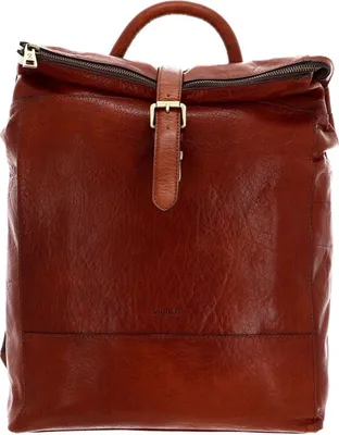 Produktbild von SADDLER Leder Laptoprucksack Rucksack mit Laptopfach Palermo Backpack Midbrown braun