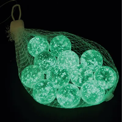Image de Bartl 111709, billes lumineuses aprèsglow, 25 mm, 12 pièces | Billes en verre décoratives