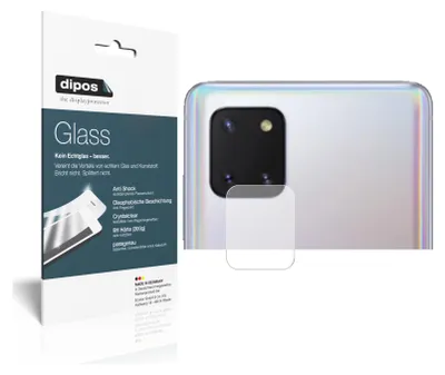 Zdjęcie produktu dla 2x folia ochronna na obiektyw aparatu Samsung Galaxy Note 10 Lite - folia antywstrząsowa 9H dipos Glass z tworzywa sztucznego